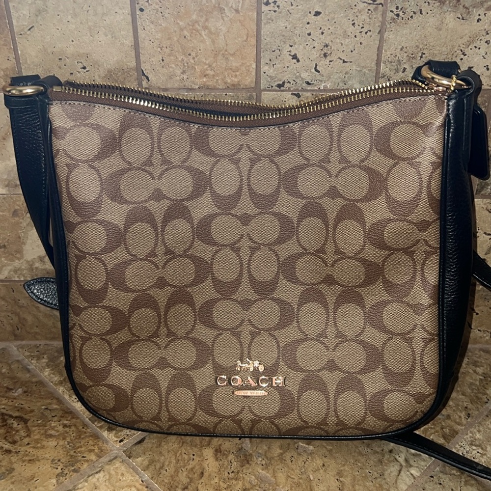 Coach Ellie File Bag In Signature Canvas